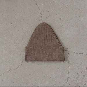 James Street Port Beanie in Walnut Marled Wool